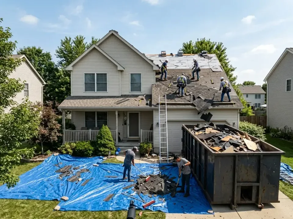 roof-replacement-debris-remova-004 — frequently asked questions, Cheapest Dumpster Rentals in Holly Springs, GA